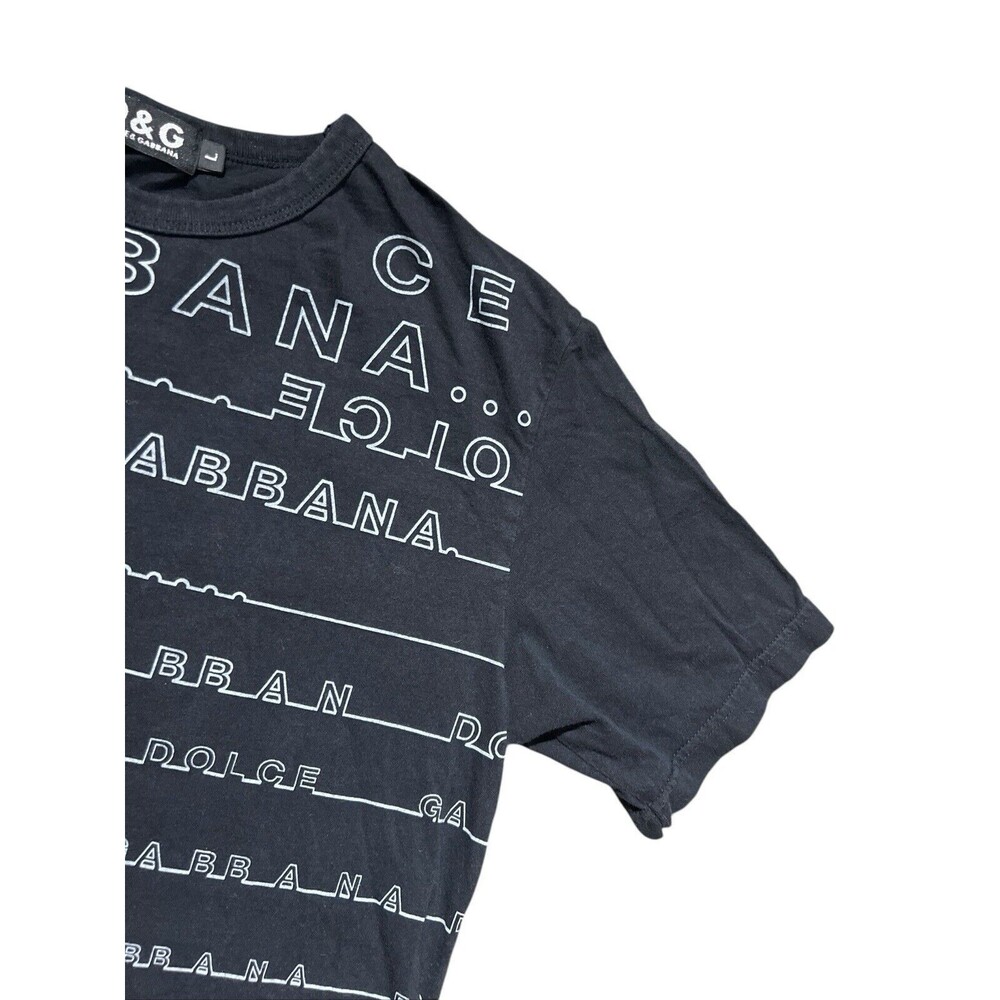 Dolce & Gabbana Black Short Sleeve Tee - Picture 4 of 8